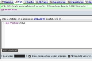 MySQL Stored Procedures in PhpMyAdmin - Developer-Blog