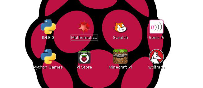Raspberry Pi Software Icons