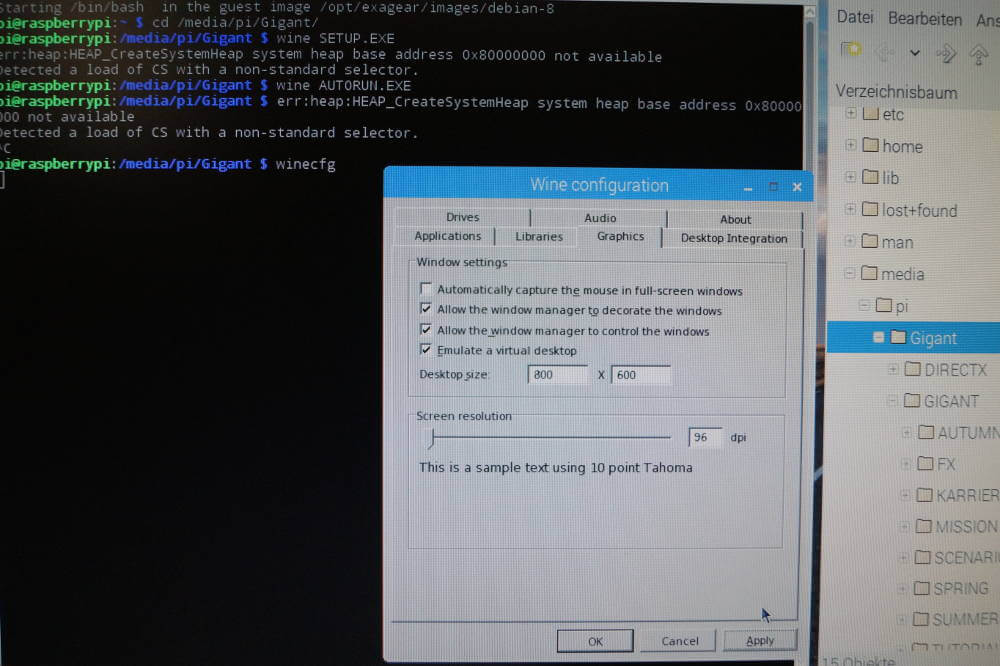 Raspberry Pi x86 Spiele Emulator