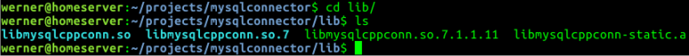 linux remote lib Verzeichnis