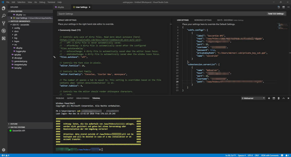 SSH Terminal für Visual Studio Code - Developer-Blog