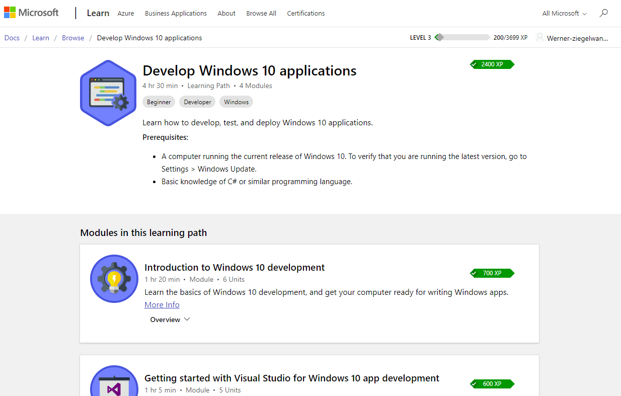 Windows 10 Programmierkurs