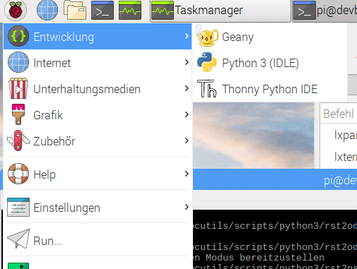 raspbian thonny raspbian thonny