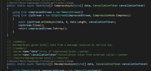 Azure Service Bus compress Message Source Code